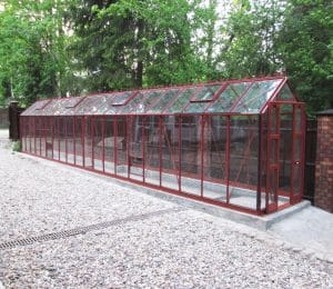 Elite Compact Greenhouse in Red