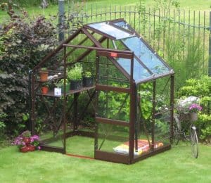 Elite Craftsman Greenhouse in Brown