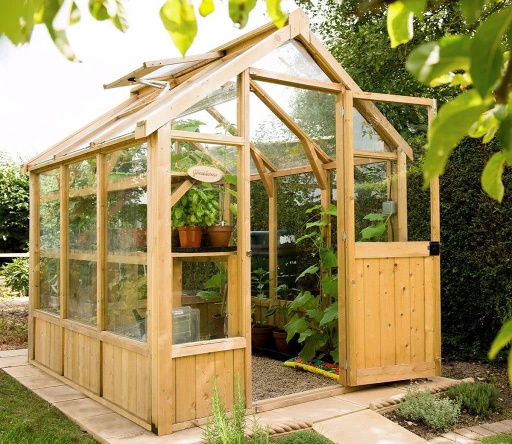 A Forest vale greenhouse in 6x8 size.