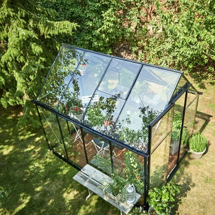 Birds Eye View of a Qube Greenhouse