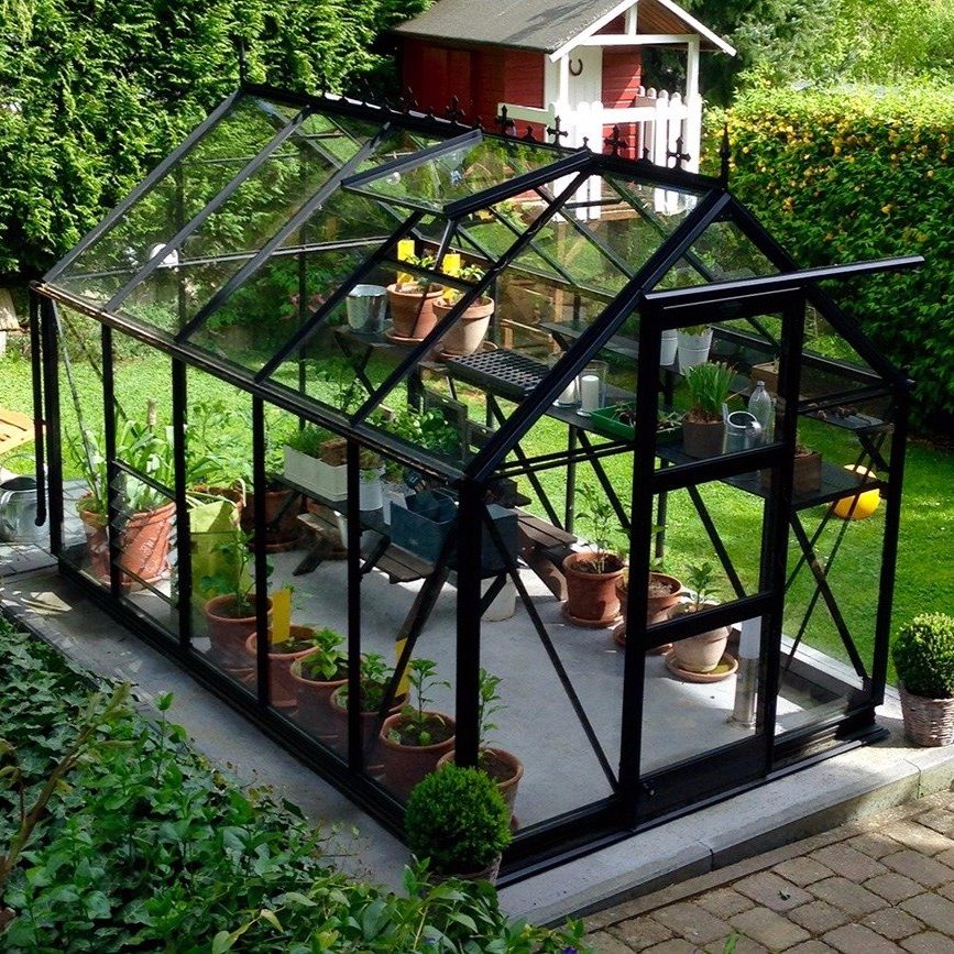 Elite Craftsman Greenhouse in Black